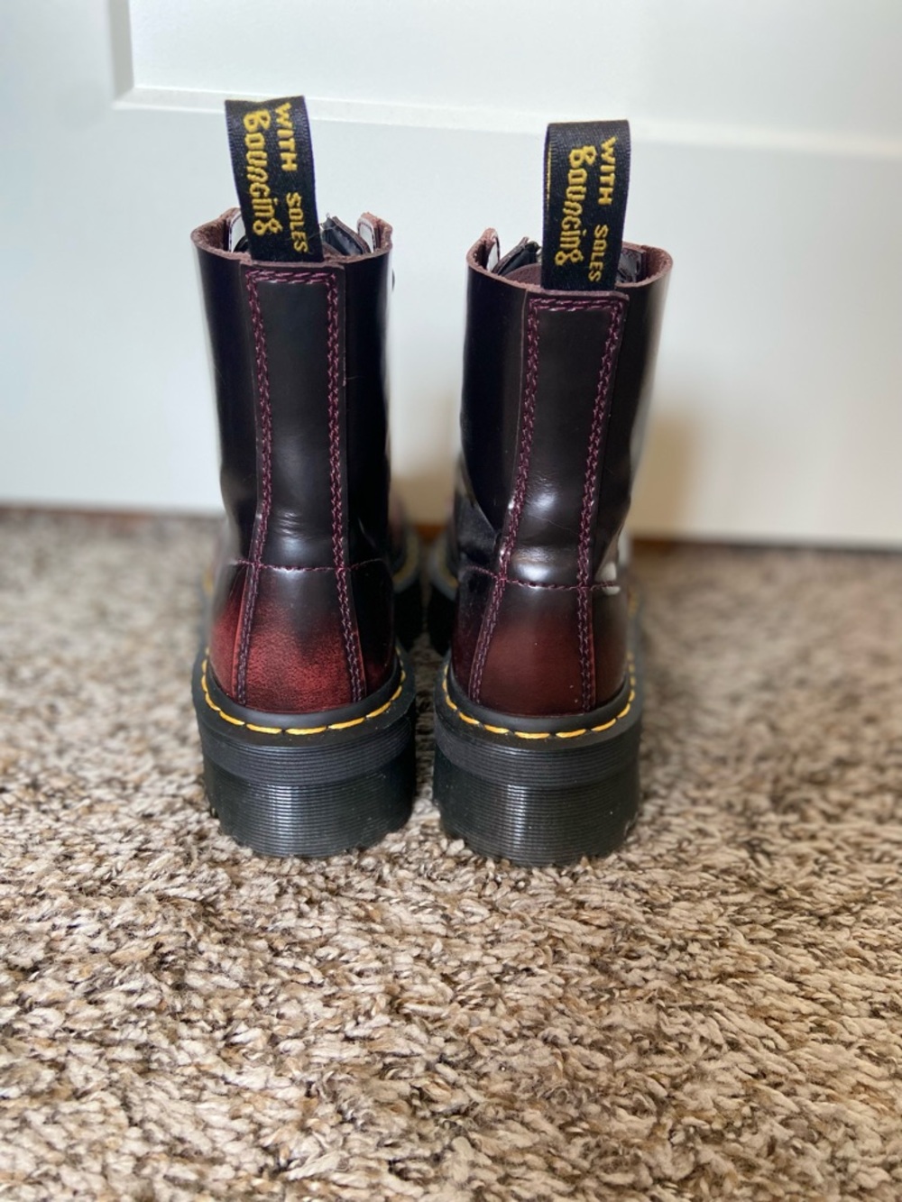 Dr. Martens Sinclair Women's Arcadia Leather Platform Boots - Picture 4 of 8